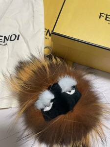 FENDI フェンディ　モンスター　ファー チャーム アクセサリー キーホルダー