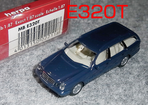 1/87 メルセデス ベンツ E320T ワゴン ネイビー (S210) Eクラス MERCEDES BENZ E320 T W210