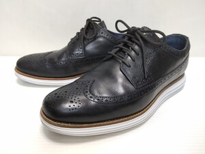 COLE HAAN☆コールハーン/ルナグランド レザー シューズ/本革/「C12007」size:9(27cm)/定価:46,300円/ブラック/メンズ