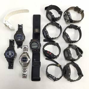 x/x/S122-419 腕時計 13点まとめ G-SHOCK ジーショック CASIO カシオ SHOCK RESIST 他 部品取り 状態様々 総重量：約870g