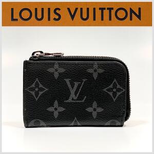 美品 ヴィトン モノグラムエクリプス ポルトモネジュール IC搭載 コインケース Louis Vuitton