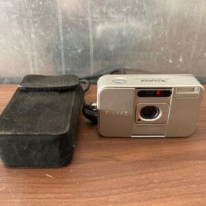 ◇希少◇FUJIFILM TIARA Ⅱ 富士フィルム コンパクトフィルムカメラ ティアラⅡシルバー ケース付 レトロ 現状品