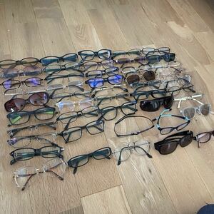 サングラス・メガネ等まとめ売り、45本セット　ノーブランドなし！Ray-Ban、Salvatore Ferragamo、Yves Saint Laurent、OLIVER PEOPLESなど