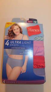 ★Hanes★3L プラスサイズパンティ Size9 112-114Cm 4枚セットヘインズ NEW FROM JAPAN 新品未使用 アメリカンパンティショーツ下着パンツ