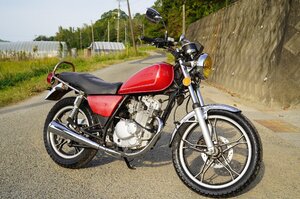 GN125H★実動★2005 赤★メーター：13999ｋｍ★マーシャル ヘッドライト★通勤通学趣味に★福岡 糸島 長崎 佐世保 発★