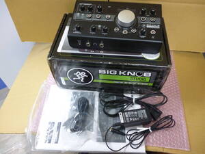 ★動作未確認 ジャンク★MACKIE BIG KNOB STUDIO 通電OK モニターコントローラー