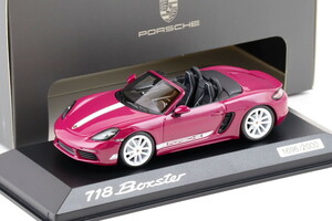 ミニチャンプス 1/43 ポルシェ 718 ボクスター 982 スタイル エディション Minichamps Porsche Boxster Style Edition Rubystone red