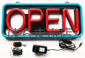 ネオン 風 LED 看板 OPEN LEDボード オープンサイン軽量 電飾 サインボード 販促用看板 オープン広告ボード、雑貨 BAR バー 店舗 カフェ