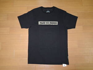 新品 M エム Tシャツ M 黒 M THANK YOU FRIENDS BOX LOGO TMT ボックスロゴ カットソー