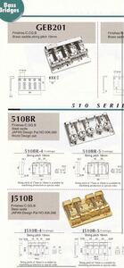 希少　廃盤　gotoh 510BR ニッケル？　エレキベース ブリッジ