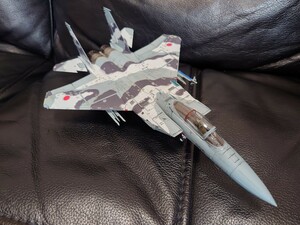 プラッツ1/72 航空自衛隊 F-15Jイーグル アグレッサー 飛行教導隊 906号機(単座型・ダークグレイ/白迷彩) 完成品