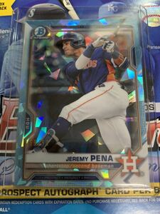 2021 bowman sapphire Jeremy pena /99