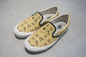 Brain Dead × Vans ブレインデッド バンズ スリッポン ローカット スニーカー シューズ VN0A38FJN8B Slip-On Gold ゴールド 26cm 1115O