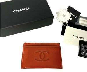 CHANEL / シャネル エナメルカードケース 20番台