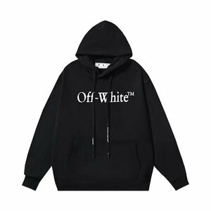 OFF-WHITE オフホワイト ヴェトモンス ウェットプルパーカ パーカ ブラック 中古 M TJ 1