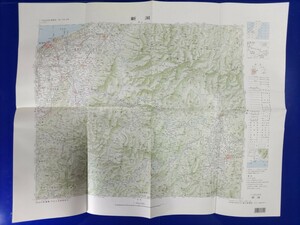 20万分の1地勢図【新潟】国土地理院発行・平成6年要部修正・平成8年発行　《磐越西線・蒲原鉄道・阿賀野川・只見線・会津盆地》