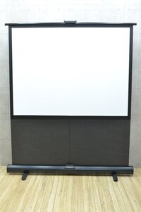 C1422■GRAND VIEW■プロジェクタースクリーン　自立型　■画面サイズ　縦(約)91cm　横(約)220cm　対角線(約)153cm■60インチ