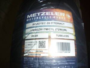 METZELER メッツラー ROADTEC Z8 170/60ZR17 (72W) TL(m) 