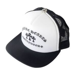 CHROME HEARTS/クロムハーツ トラッカーキャップ セメタリークロスプリント ブラック ONE SIZE／53-60 NT 未使用品 Nランク