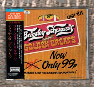 Ω 帯付 ブリンズリー シュウォーツ BRINSLEY SCHWARZ 12曲入 国内盤 CD/オリジナル ゴールデン グレイツ/ニック ロウ イアン ゴム