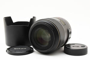 NIKON ニコン AF-S Micro-Nikkor 105mm F2.8G ED VR 単焦点マイクロレンズ [新品同様] #A0552