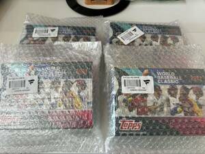 [新品未開封] 2023 Topps World Baseball Classic Sealed Box ×４　TOPPS US　大谷翔平　吉田正尚　ラーズ・ヌートバー　1箱に1サイン