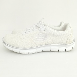 スケッチャーズ SKECHERS 12811 EMPIRE SPRING GLOW エンパイア スニーカー スリッポン 24cm ホワイト系 レディース