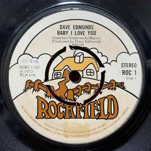 ◆UKorg7”s!◆DAVE EDMUNDS◆BABY I LOVE YOU◆