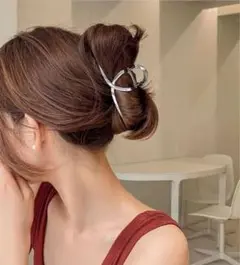 バンスクリップ ヘアクリップ オフィス シンプル ヘアアクセサリー 髪留め