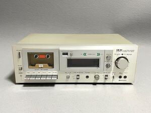 AKAI アカイ ステレオカセットデッキ CASSETTE DECK CS-M40R オーディオ機器