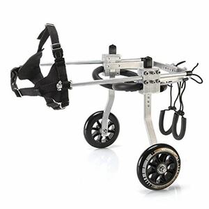 【訳有 送料無料】Anmas Sport 犬の歩行器 犬 ペット 車椅子 後肢 リハビリ 調整可能 S(AB74)