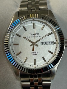 タイメックス TW2U78700 シルバー　Timex Legacy Boyfriend 36mm Stainless Steel Bracelet Watch　余りコマあり