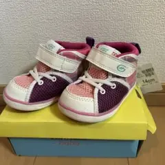 ホーキンスベビー　Hawkins baby ベビーシューズ 14cm 紫/ピンク