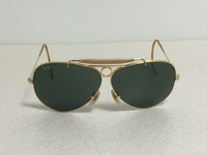 未使用！80’s B&L Ray-Ban レイバン ゴールドフレーム シューター