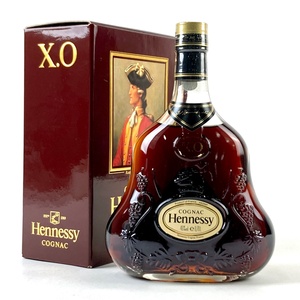 ヘネシー Hennessy XO 金キャップ クリアボトル 700ml ブランデー コニャック 【古酒】