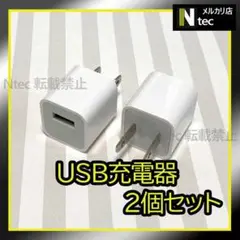 2個 iPhone USB充電器 ACアダプター 純正品同等 コンセント5