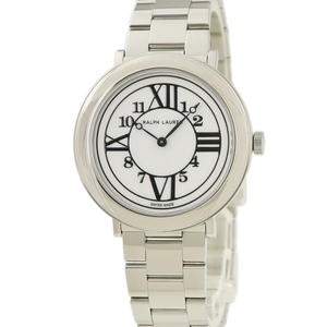 【3年保証】 ラルフローレン 888コレクション スリムクラシック RLR0180000 未使用 白 クオーツ レディース ボーイズ 腕時計