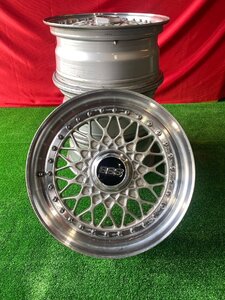 【希少】BBS　RS046　15インチ/6.5J/PCD114.3/5穴/オフセット25/ハブ径73.5mm