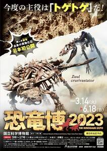 恐竜博2023 国立科学博物館＊販促用フライヤー×2部セット／送140