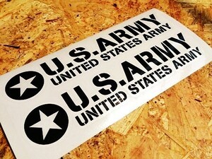 ☆U.S.ARMY-1☆USアーミーステッカー/世田谷ベース/ステンシルシール/ハーレー