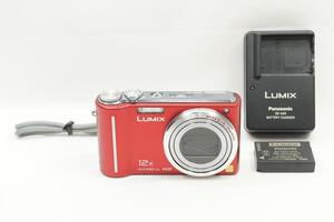 【適格請求書発行】Panasonic パナソニック LUMIX DMC-TZ7 コンパクトデジタルカメラ レッド【アルプスカメラ】241010m