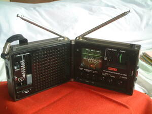 ■★■ SONY ３BAND ComPact Receiver [ICF-7800] =NEWSCASTER= /Wallet Type & Dipole ANT！/1970