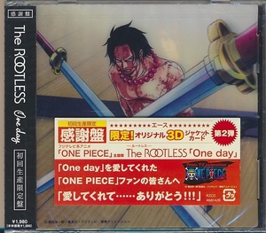 未開封2枚組(CD+DVD)●THE ROOTLESS / One day　初回生産限定盤　感謝盤