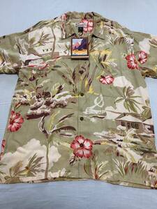 【未使用】 パタロハ　アロハシャツ　リミテッドエディション　Lサイズ　パタゴニア　pataloha LIMITED EDITION 2003 patagonia 薄グリーン