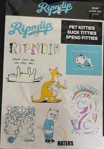 RIPNDIP LOS RIPNDIP STICKER SHEET MULTI ステッカー