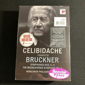 【未開封】 輸入盤 DVD CELIBIDACHE CONDUCTS BRUCKNER セルジュ・チェリビダッケ クラシック DVD BOX N83