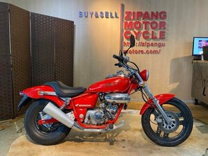 □ HONDA MAGNA FIFTY 88 AC13 ホンダ マグナ フィフティ 88cc レッド 極上！ ボアアップ オールペン 実動! バイク 札幌発 ★