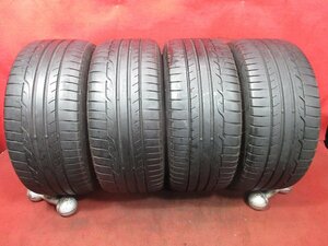 タイヤ 4本 245/40R18 ダンロップ SPORT MAXX FT バリ バリ山 溝アリ 送料無料★14863T