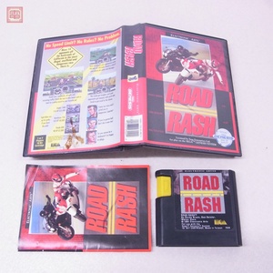 動作保証品 MD メガドライブ GENESIS 海外版 北米版 ロードラッシュ ROAD RASH エレクトロニックアーツ ELECTRONIC ARTS 箱説付【10