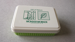 WONDER WORKER ワンダーワーカー　サンドイッチボックス　ランチボックス　お弁当箱　日本製 　1983年　80年代　昭和レトロ